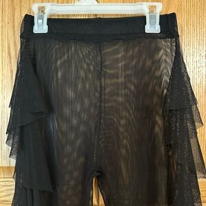 Stockings mesh ruffles dance beach wear cover up Halloween costume fun